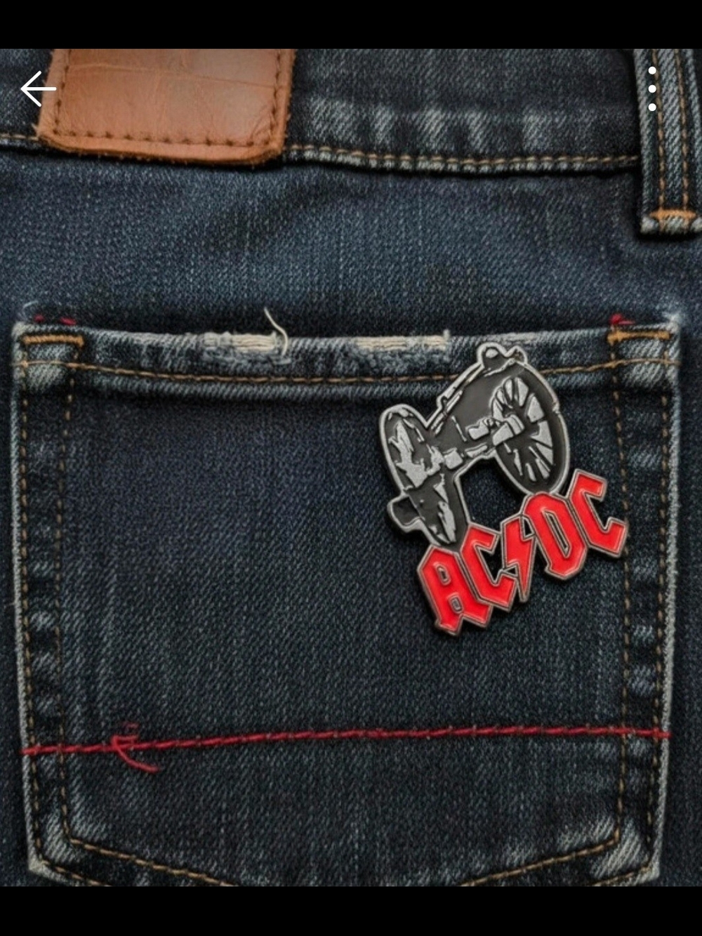 AC/DC Black Hells Bells And Others Pins